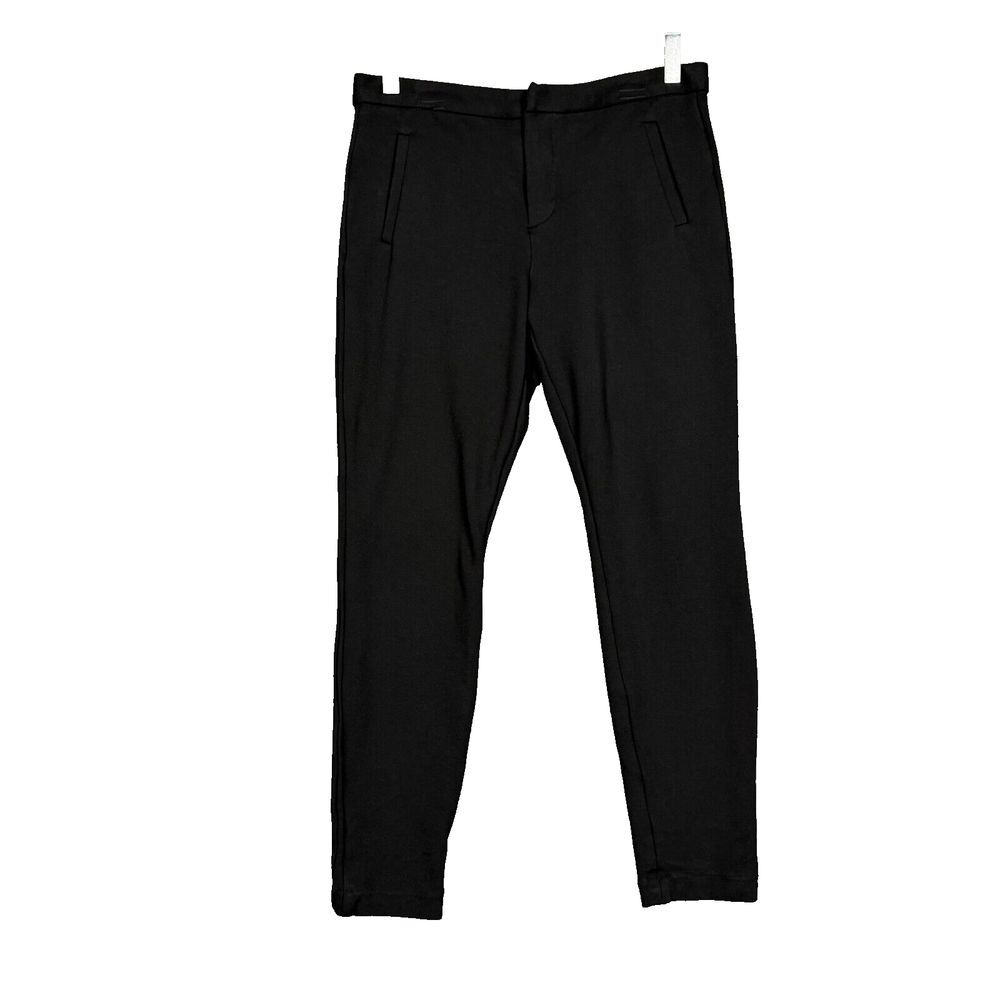 Joie Pants Womens 6 Black Annissa Ponte Knit Skinny Ankle Stretch J965-P1233